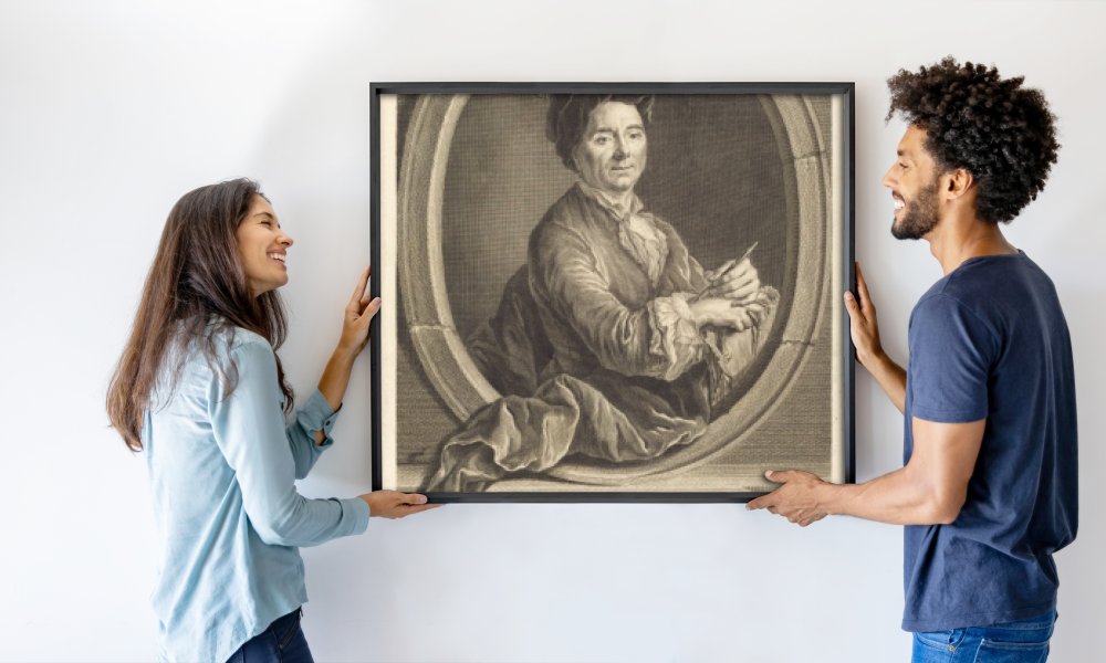 Jacques Philippe Le Bas after Hubert Drouais