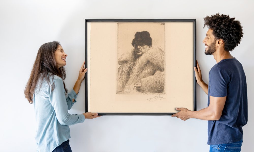 Anders Leonard Zorn (signed by artist)