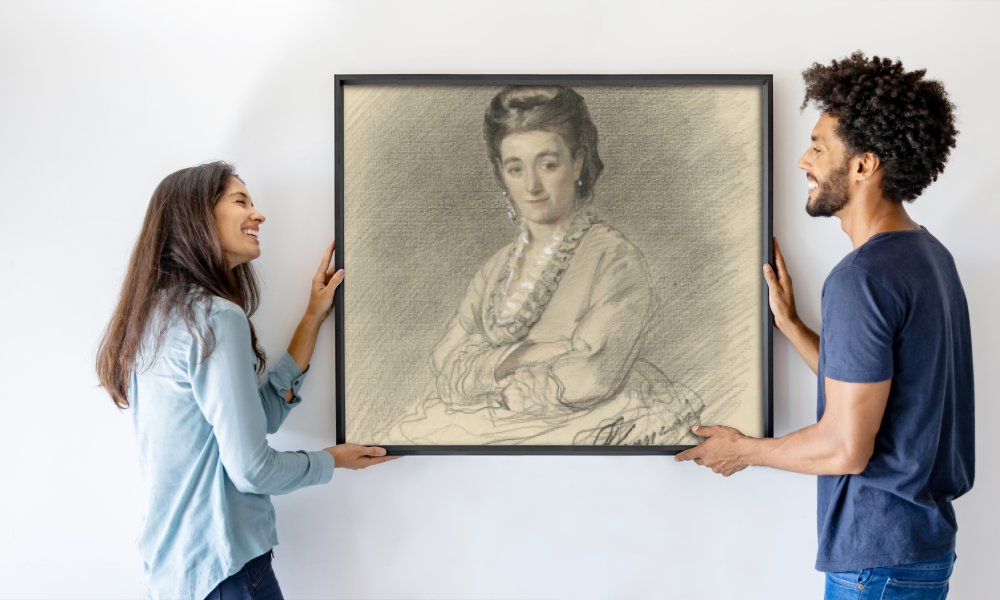 François Louis Français (signed by artist)