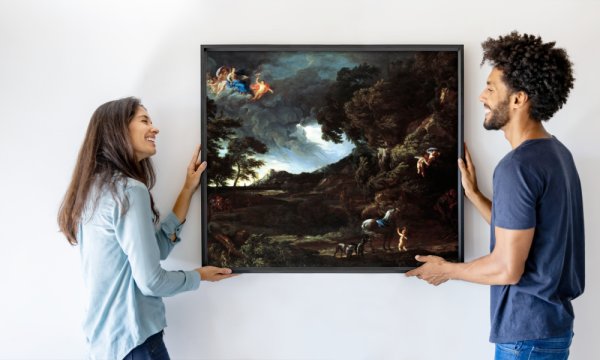 Gaspard Poussin and Maratta or Maratti Carlo Dughet