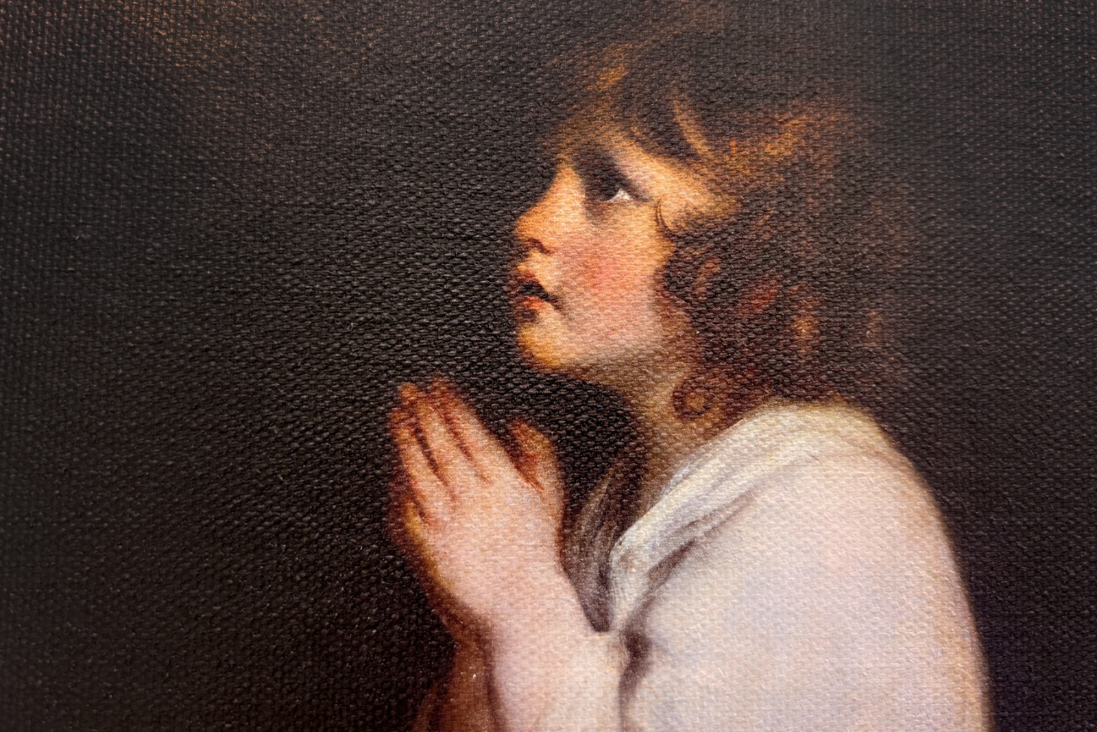 Pieni Samuel rukoilemassa, 1777. Mitat: 0,89x0,7 m. Montpellier, Musée Fabre (1723-1792) - Joshua Reynolds