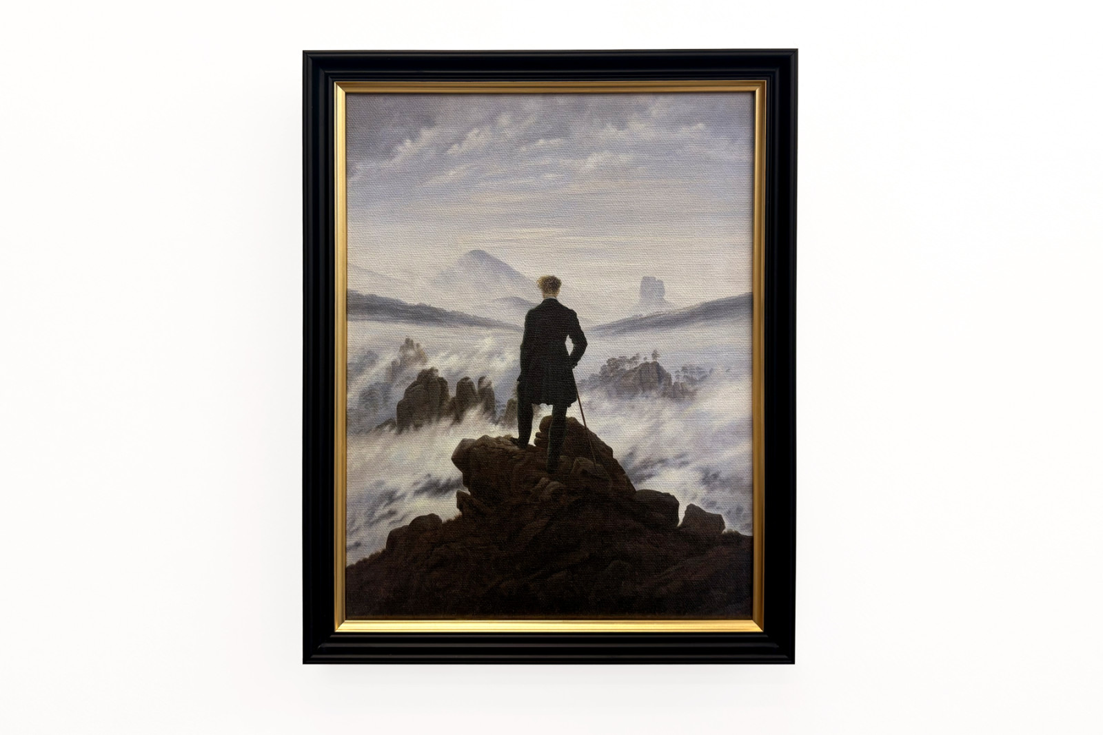 Vaeltaja sumumeren yllä - Caspar David Friedrich