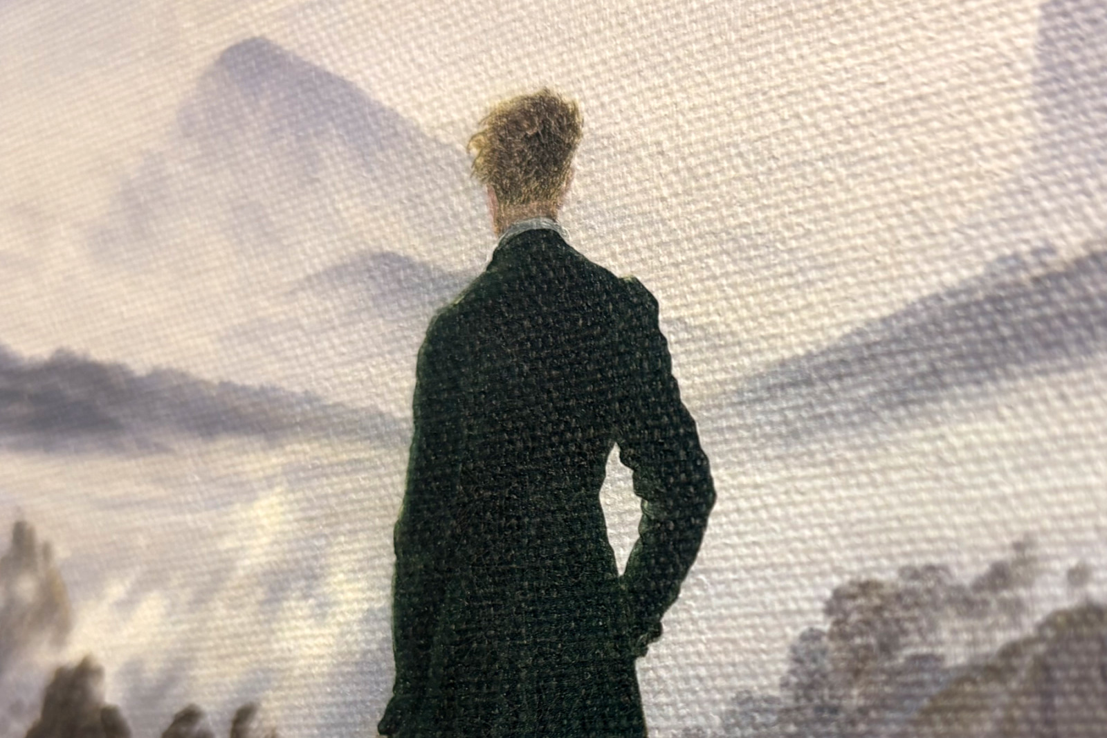 Vaeltaja sumumeren yllä - Caspar David Friedrich