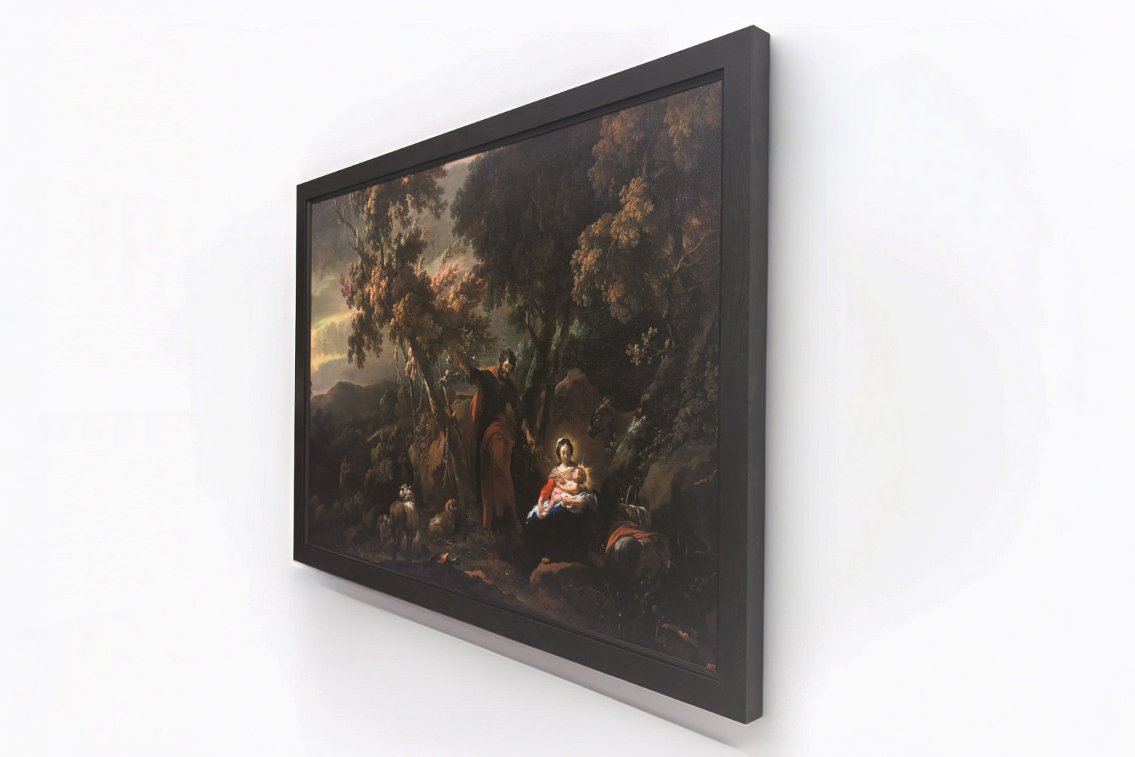 Lepää lennossa Egyptiin, 1600-luku. - Nicolaes Pietersz. Berchem