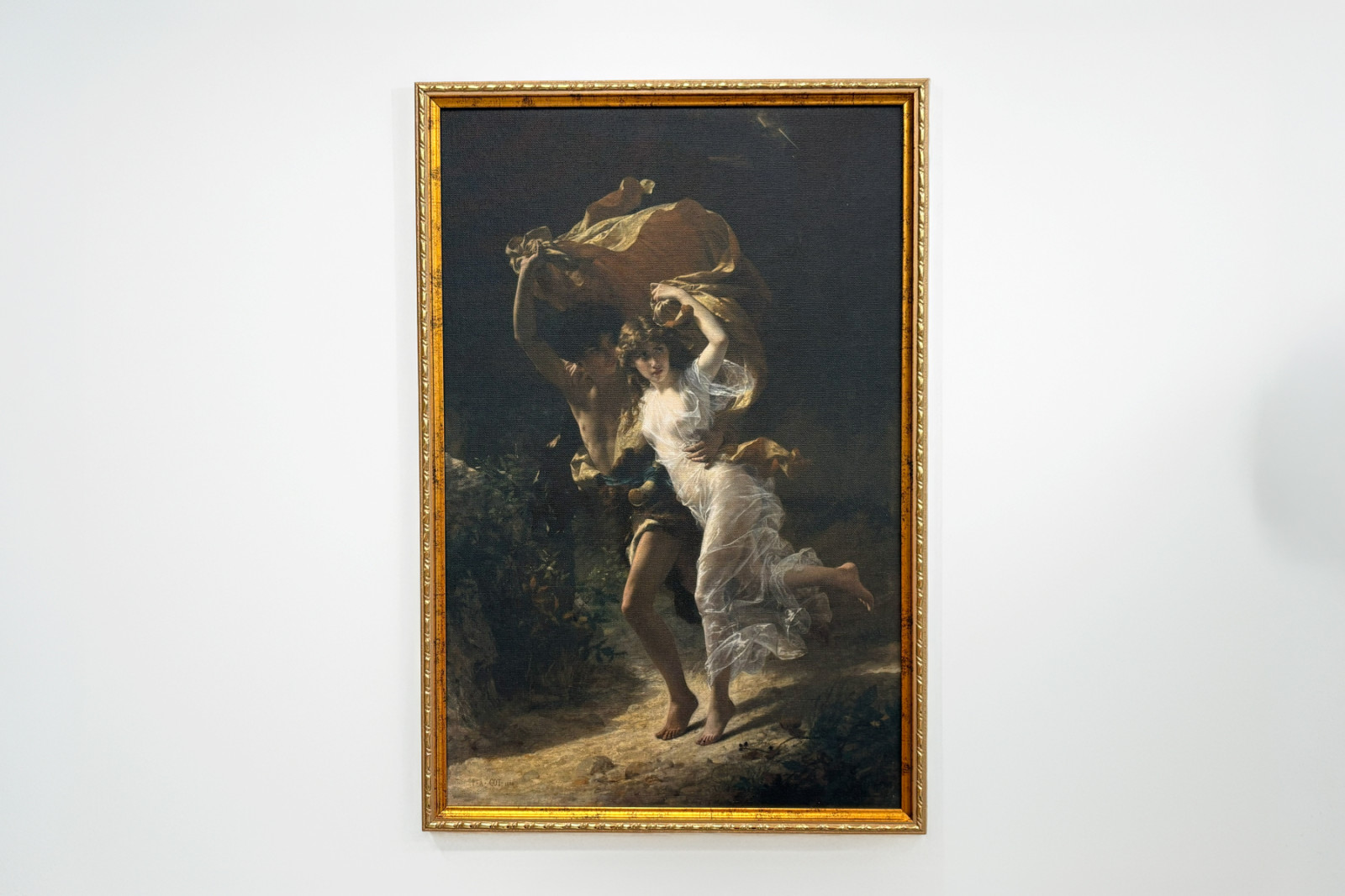 Myrsky, 1880. - Pierre Auguste Cot