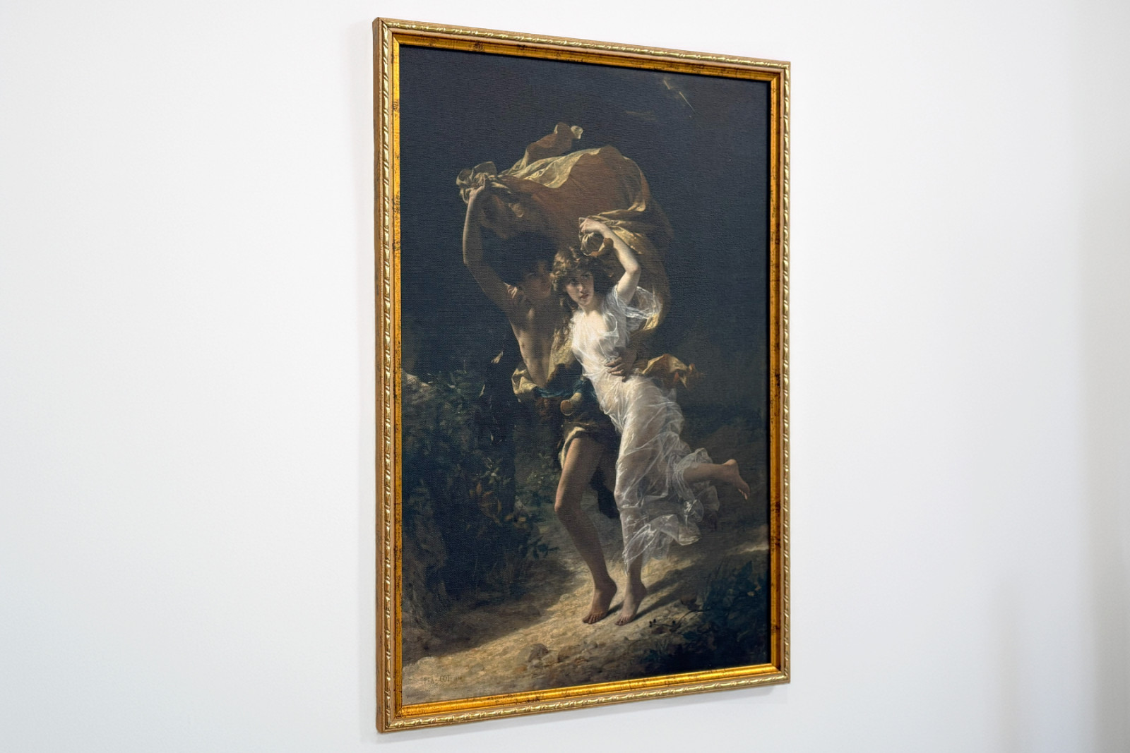 Myrsky, 1880. - Pierre Auguste Cot