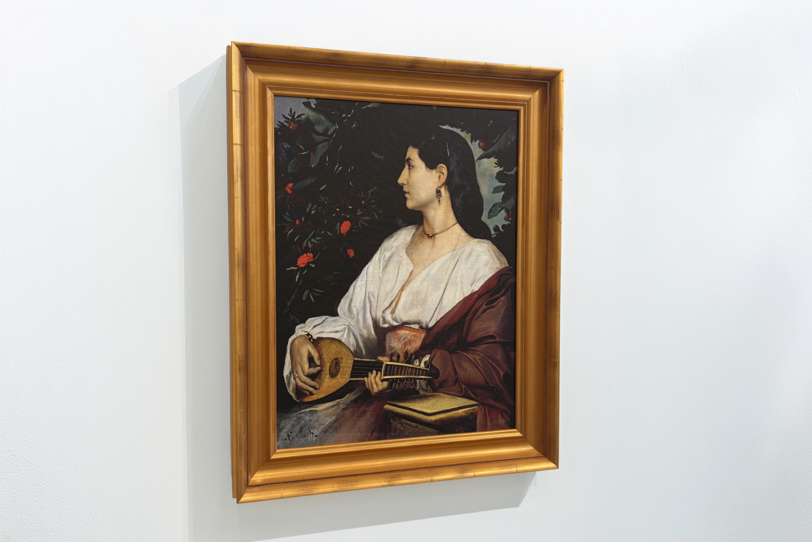 Mandoliinisoitin, 1865 - Anselm Feuerbach