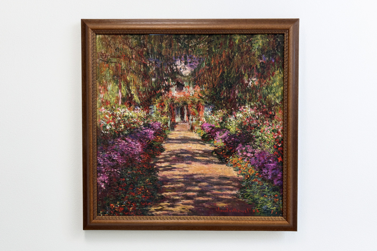 Polku Monet's Gardenissa, Givernyssä, 1902 - Claude Monet