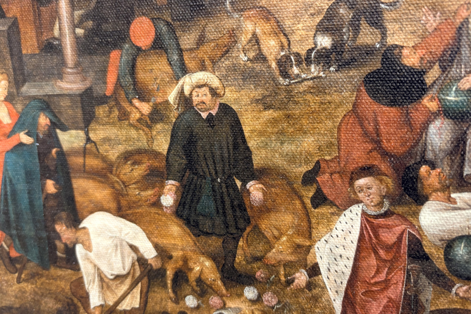 Sananlaskut (öljy) - Pieter the Younger Brueghel