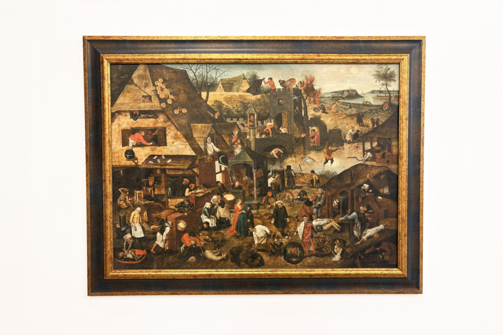Sananlaskut (öljy) - Pieter the Younger Brueghel