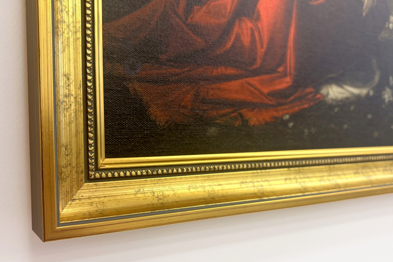 Italia Toscana Firenze, Uffizi-galleria: Annunciation, Leonardo da Vincin (1452-1519) maalaus, öljy puulle, n. 1472-1475, 98x217 cm - Leonardo da Vinci