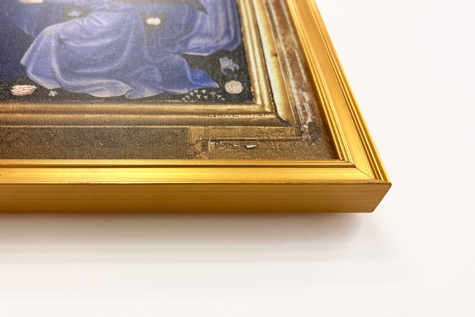 Richard II Esittivät Neitsyelle ja lapselle hänen suojeluspyhimys Johannes Kastaja ja pyhät Edward ja Edmund, n. 1395-1399 (munan tempera tammen päällä) - Master of the Wilton Diptych