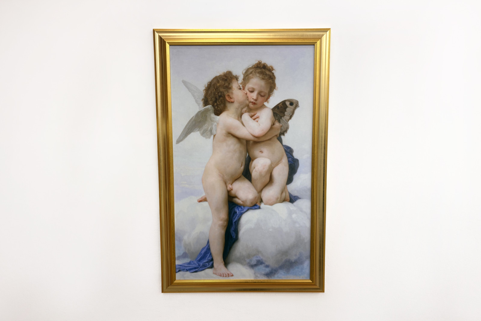 Cupid and Psyche lapsena, Ensimmäinen suudelma, 1890. - William-Adolphe Bouguereau