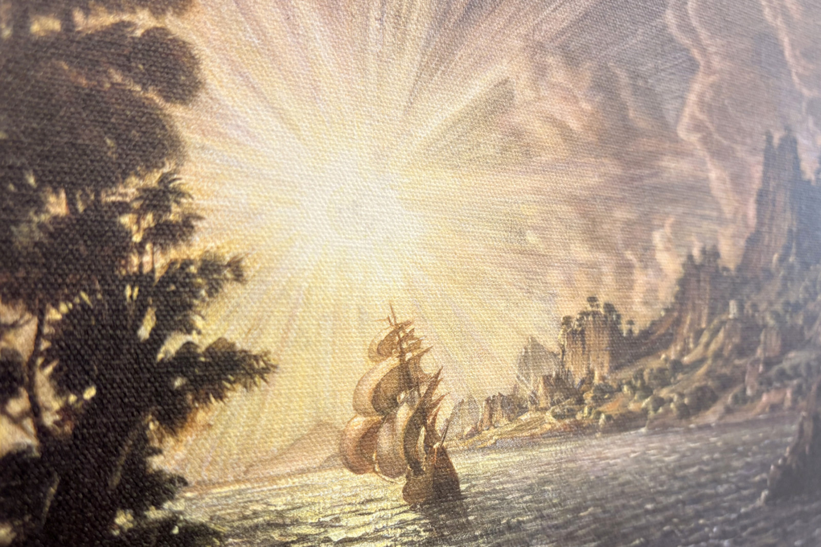 Laivat, ilta-aurinko - Konstantin Bogayevsky