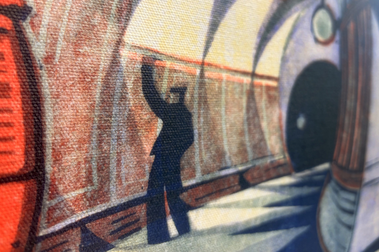 The Tube Train, n. 1932 (linoleikkaus) (katso myös 151089) - Cyril Edward Power