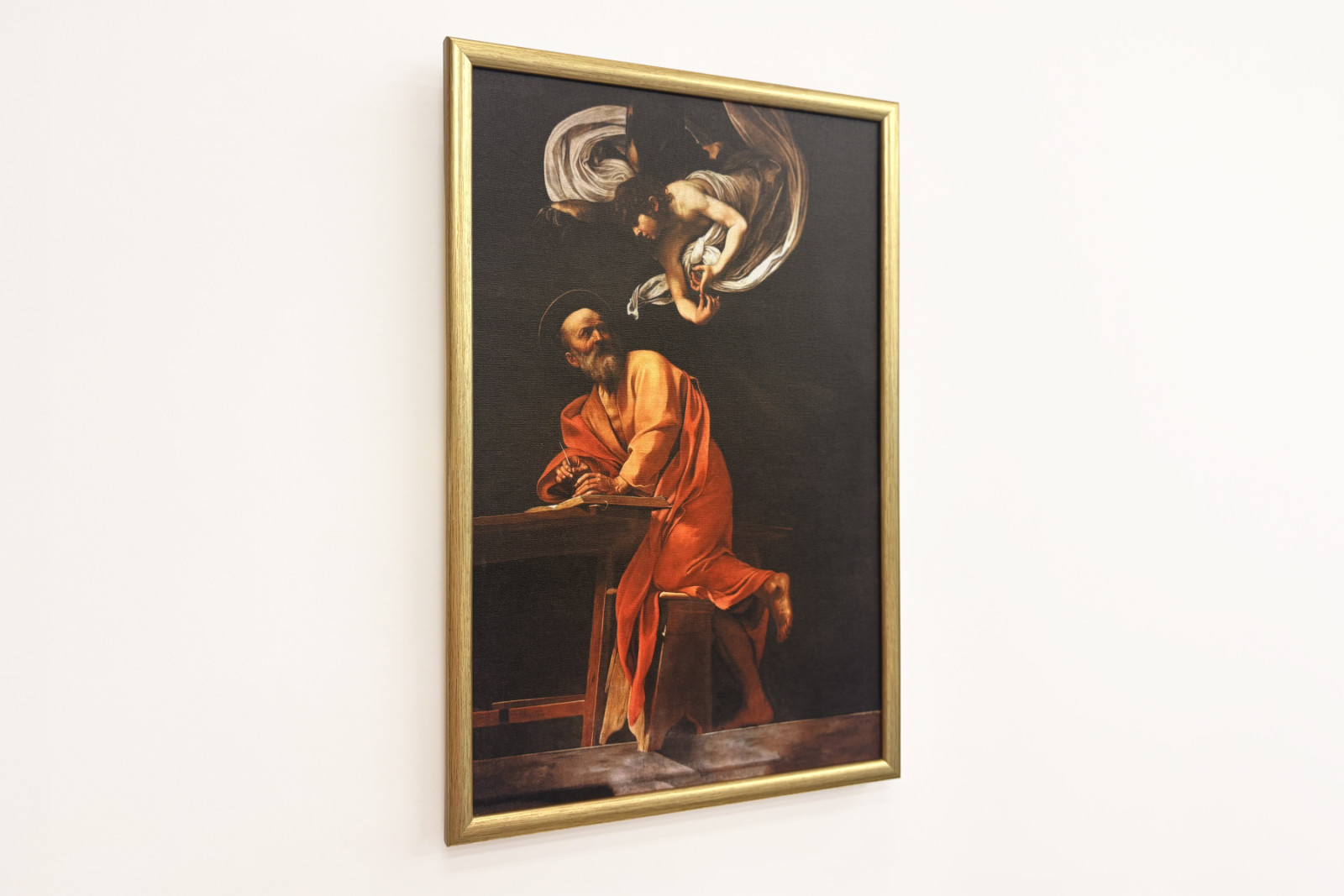Pyhän Matteuksen inspiraatio - Michelangelo Merisi Caravaggio