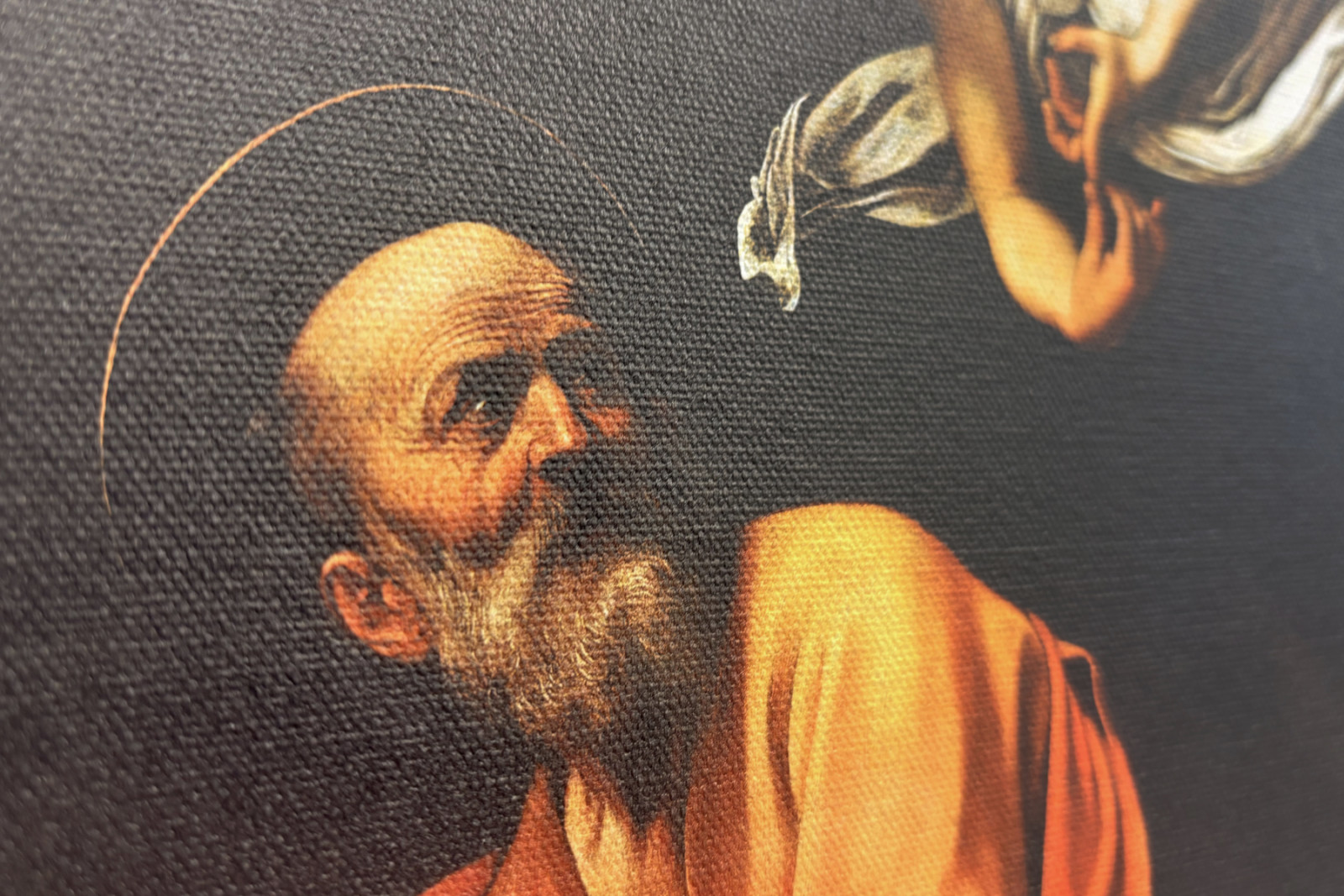 Pyhän Matteuksen inspiraatio - Michelangelo Merisi Caravaggio