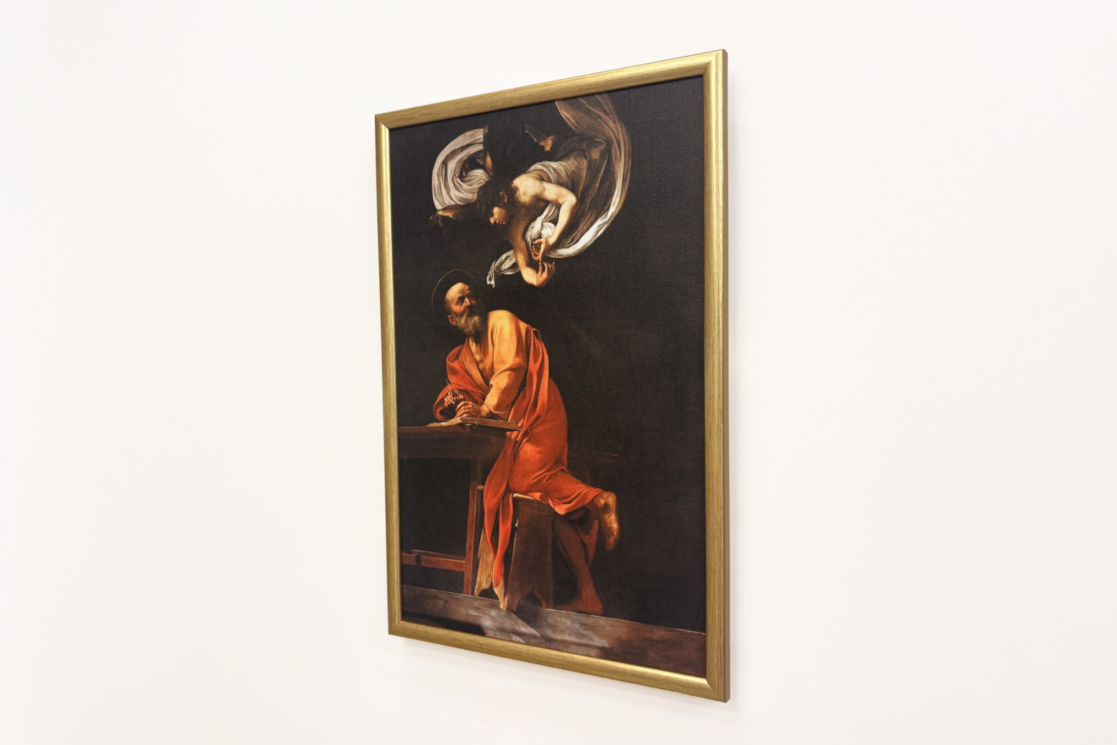 Pyhän Matteuksen inspiraatio - Michelangelo Merisi Caravaggio