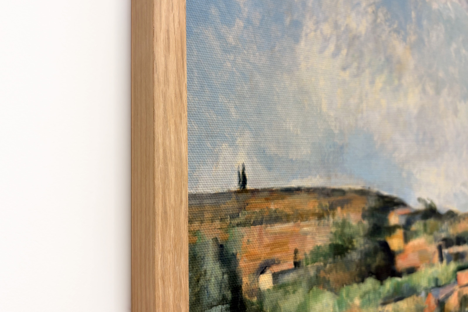 Bellevuen tasango / Punainen maa - Paul Cézanne