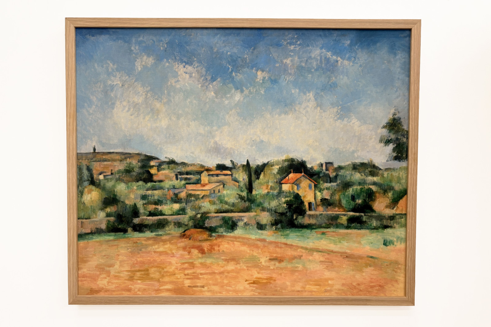 Bellevuen tasango / Punainen maa - Paul Cézanne