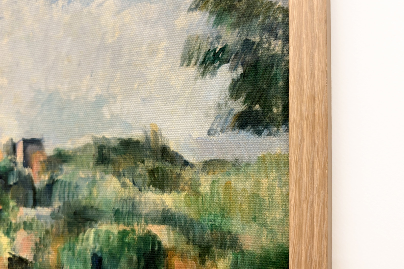 Bellevuen tasango / Punainen maa - Paul Cézanne