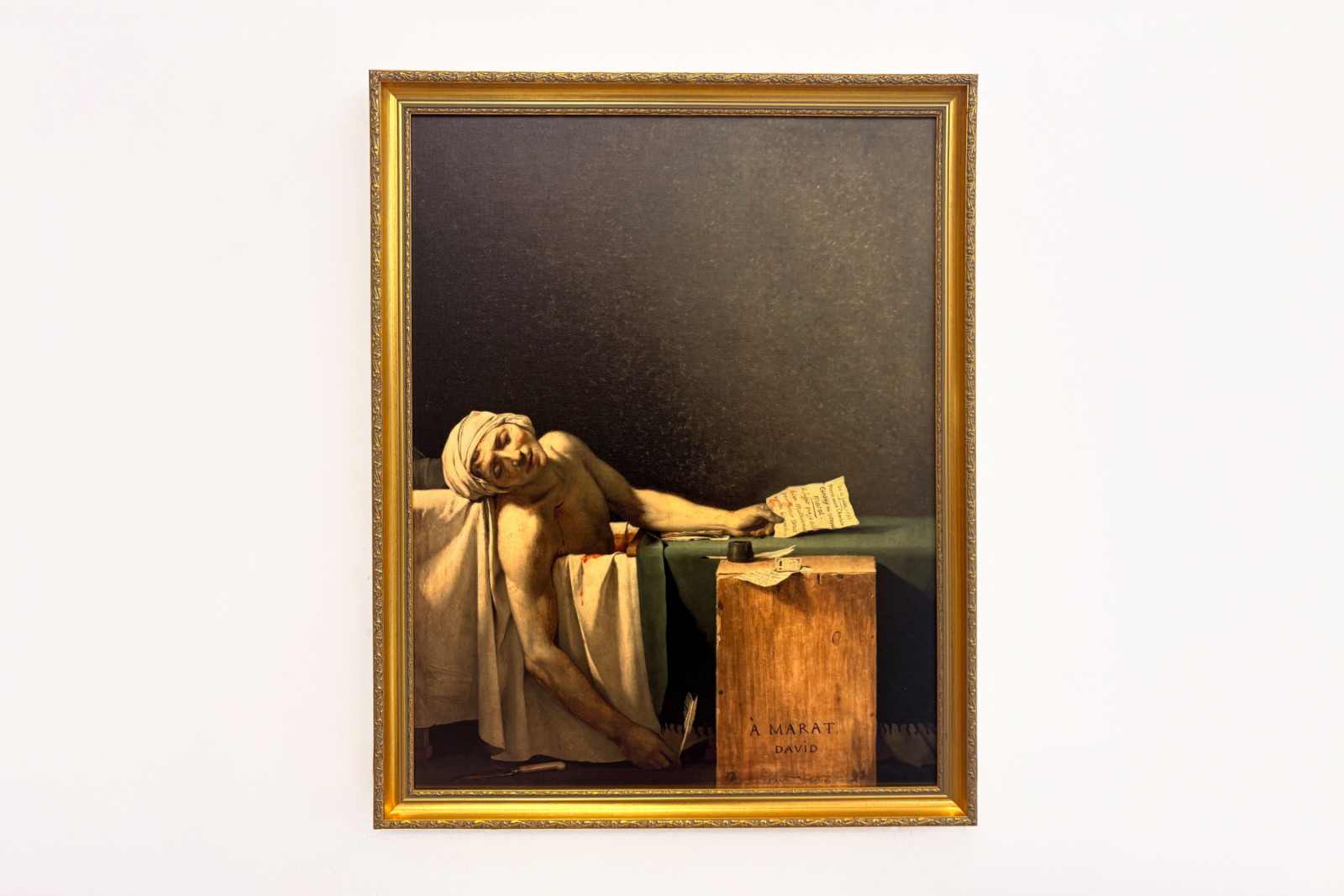 Maratin kuolema - Jacques Louis David