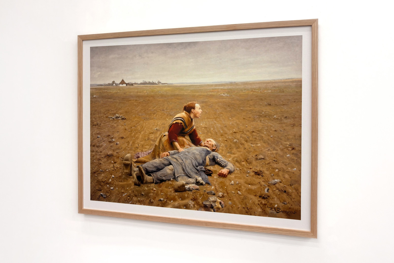 Uupunut eli marttyyri, 1889 - Hans Andersen Brendekilde