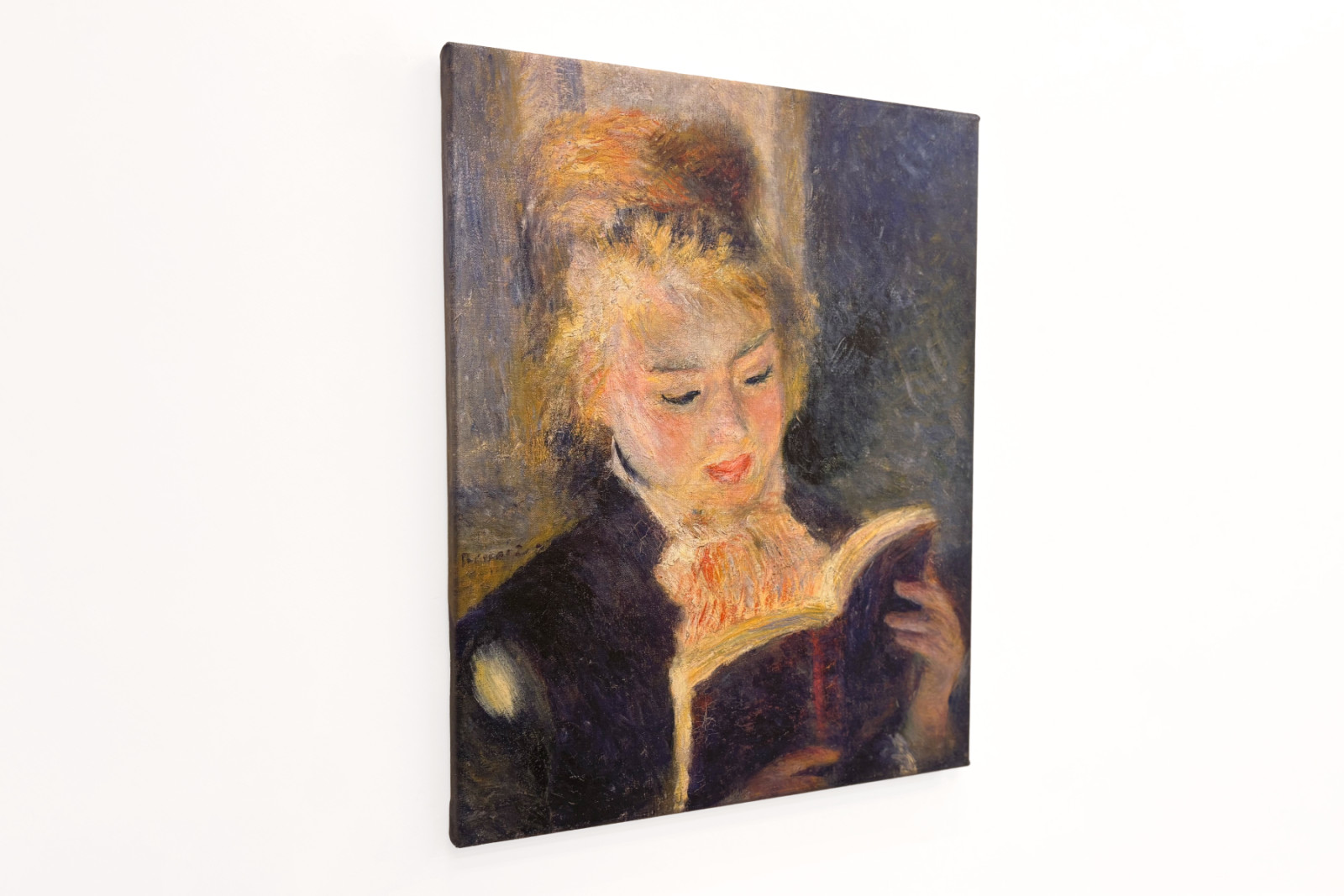 Lukeva tyttö, 1874 - Pierre-Auguste Renoir