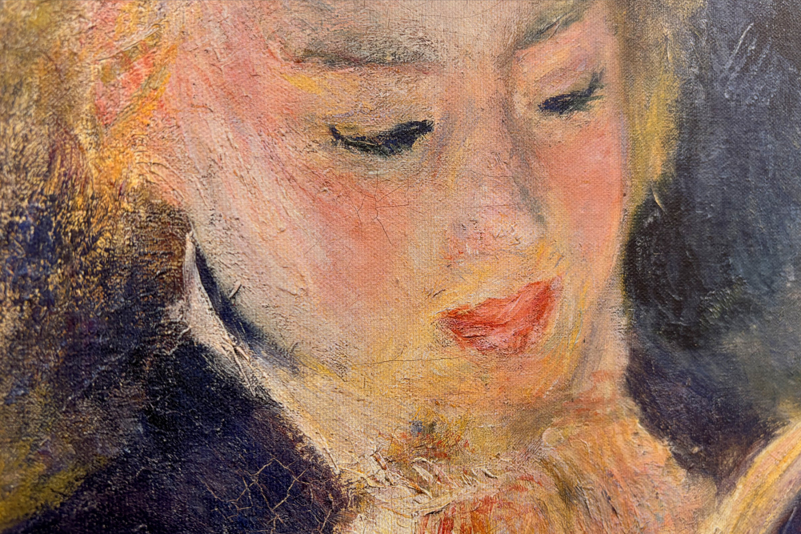 Lukeva tyttö, 1874 - Pierre-Auguste Renoir