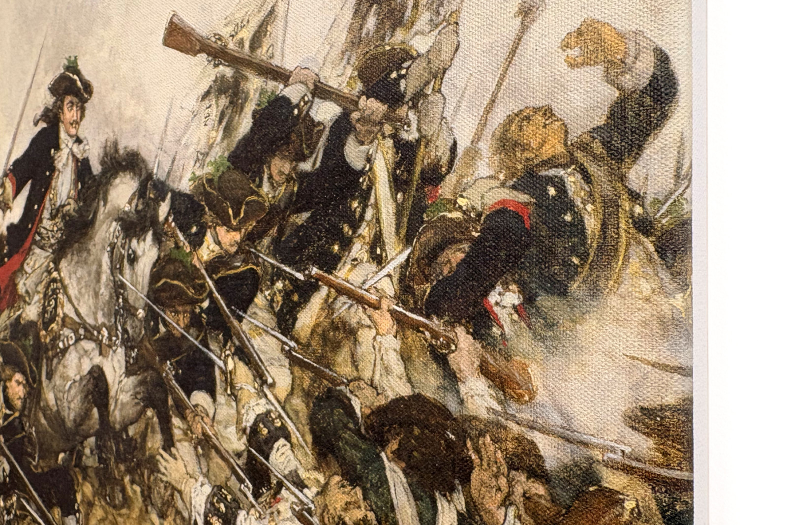 Vanha Dessauer Torinon taistelussa, 1883 - Hermann Joseph Wilhelm Knackfuss