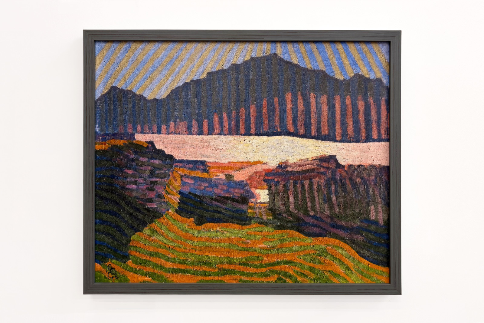 Näkymä Capolagolle, c. 1907. - Giovanni Giacometti