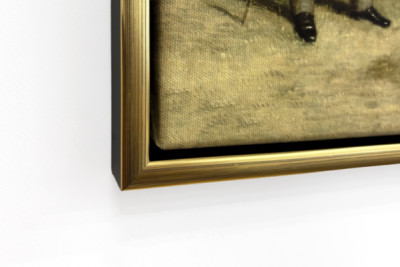 Gladiaatti Harry Grimshawin kanssa ja hänen omistajansa, kreivi Frederic de Lagrange, 1865