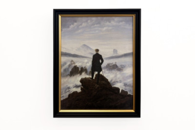 Vaeltaja sumumeren yllä - Caspar David Friedrich