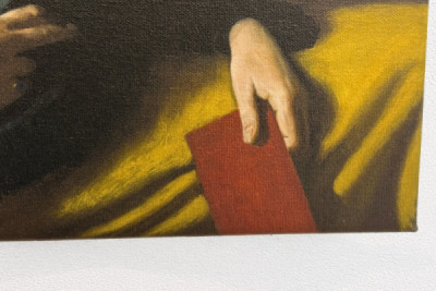 Nainen, jolla on punainen hattu - William Strang