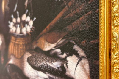 Asetelma lintujen kanssa (lintu) Michelangelo Merisi dit Caravaggio (Caravaggio) (1571-1610) maalaus Rooma Galleria Borghese - Michelangelo Merisi da (attr. to) Caravaggio