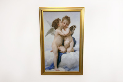 Cupid and Psyche lapsena, Ensimmäinen suudelma, 1890.