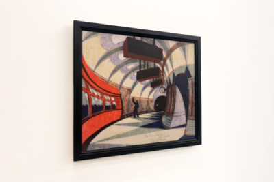 The Tube Train, n. 1932 (linoleikkaus) (katso myös 151089)