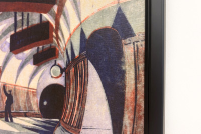 The Tube Train, n. 1932 (linoleikkaus) (katso myös 151089)