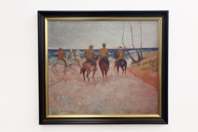Reiter am Strand