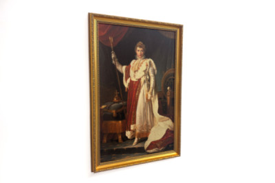 Napoleon kruunajaispuvussa, noin 1804.