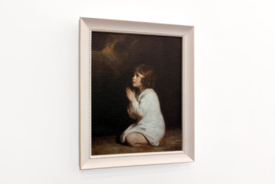 Pieni Samuel rukoilemassa, 1777. Mitat: 0,89x0,7 m. Montpellier, Musée Fabre (1723-1792)