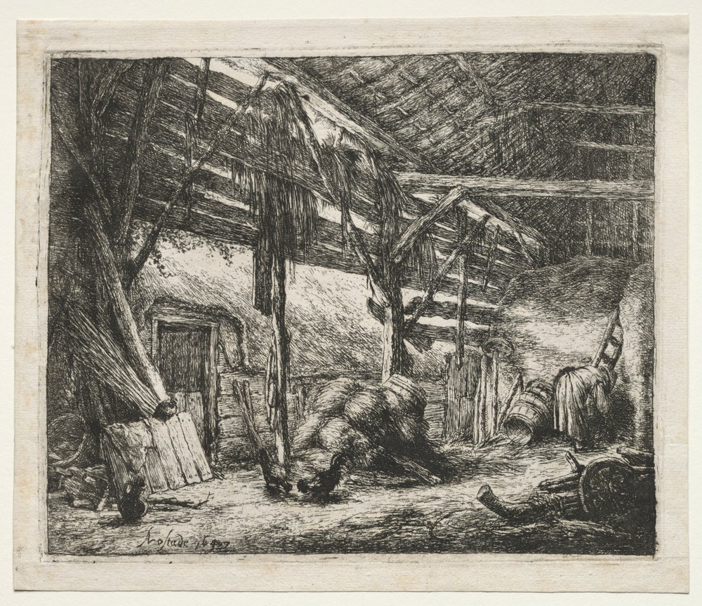 Navetta, 1647. tekijältä Adriaen Jansz. van Ostade