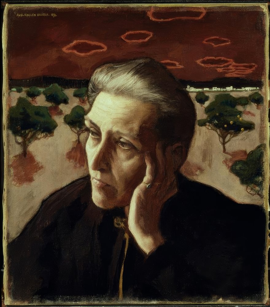 Die Mutter des Künstlers tekijältä Akseli Valdemar Gallen-Kallela