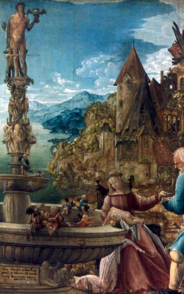 Loput lennossa Egyptiin, 1510 tekijältä Albrecht Altdorfer