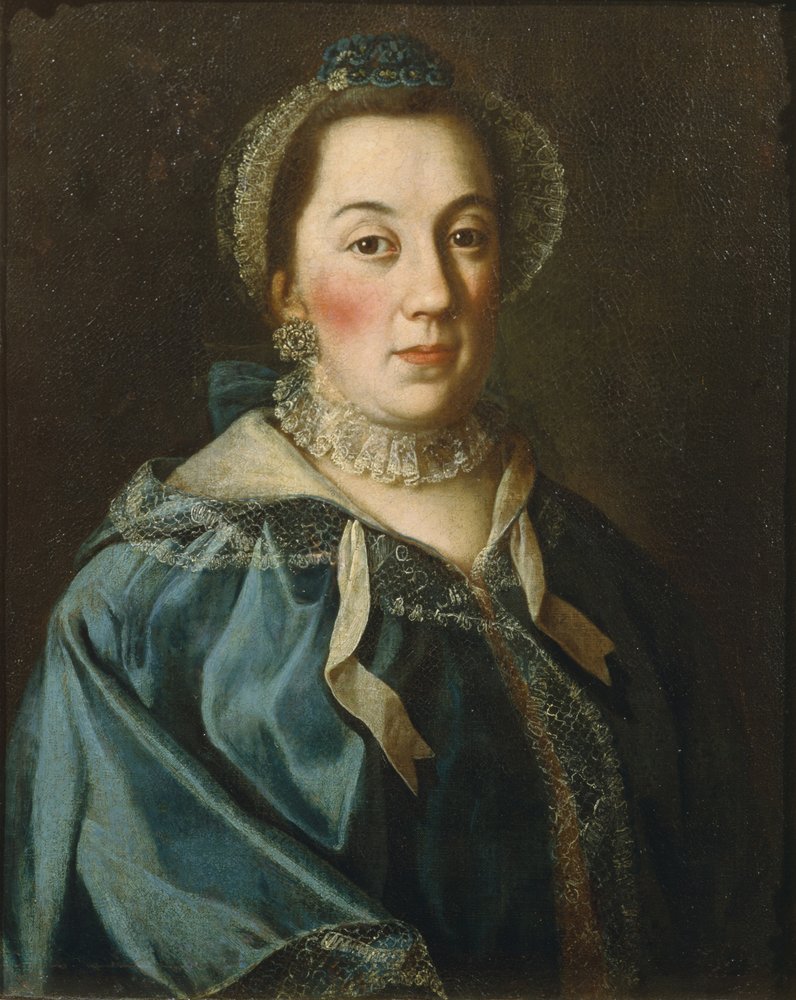 Kreivitär Jelizaveta Franzevna Buturliinan muotokuva, 1763 tekijältä Alexei Petrovich Antropov