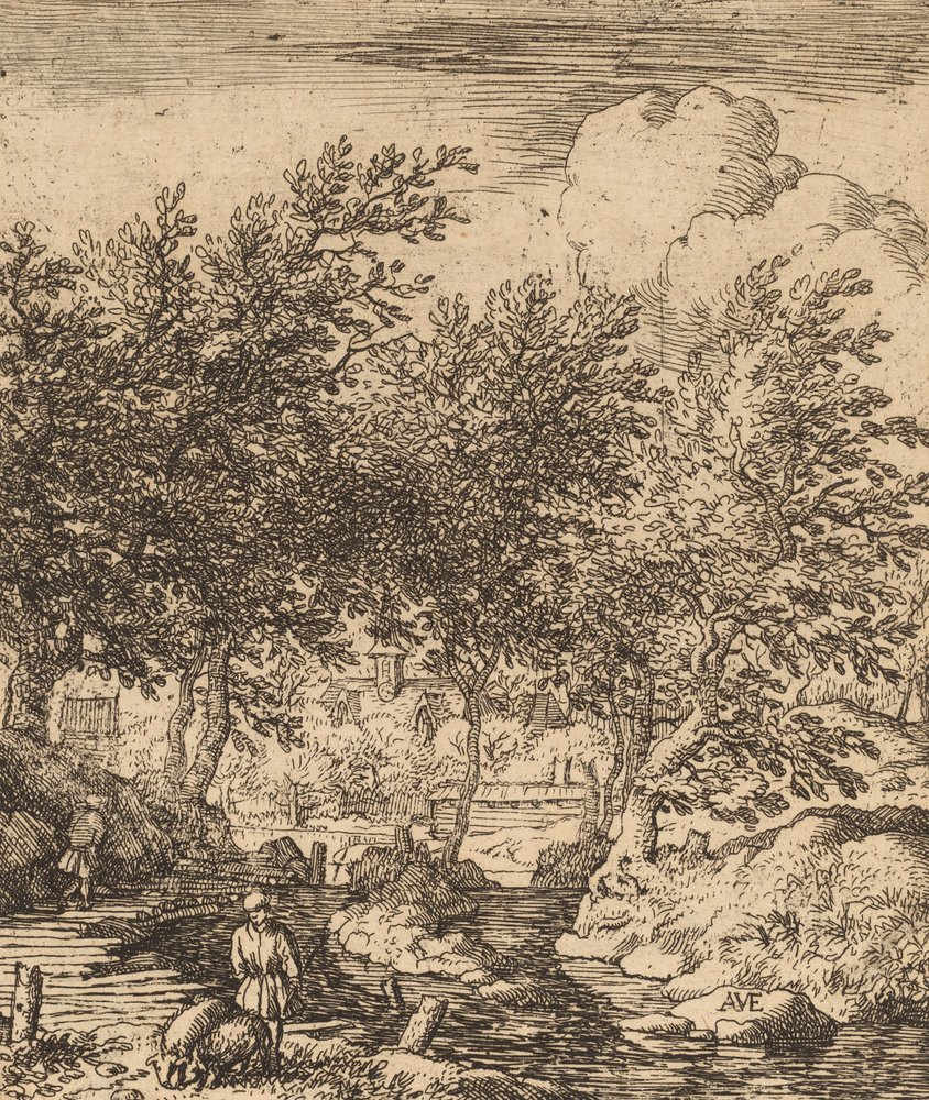 Sianpaimen, luultavasti n. 16451656. tekijältä Allart van Everdingen