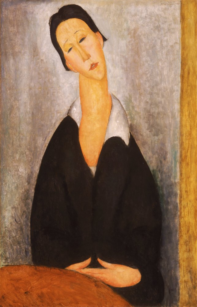Puolalaisen naisen muotokuva tekijältä Amedeo Modigliani