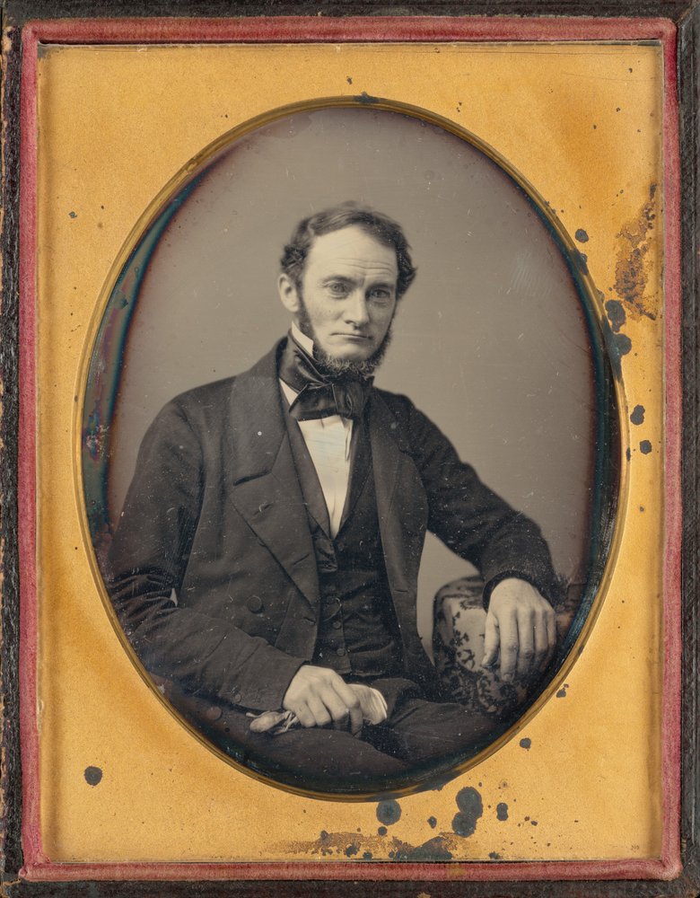 Miehen muotokuva tekijältä American 19th Century