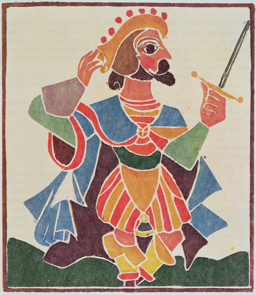 Epistemon, Pantagruelin opettaja, kuvitus Francois Rabelais