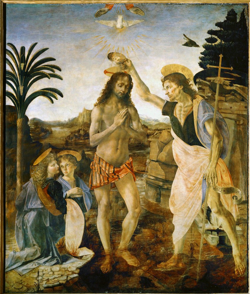 Kristuksen kaste tekijältä Andrea del Verrocchio
